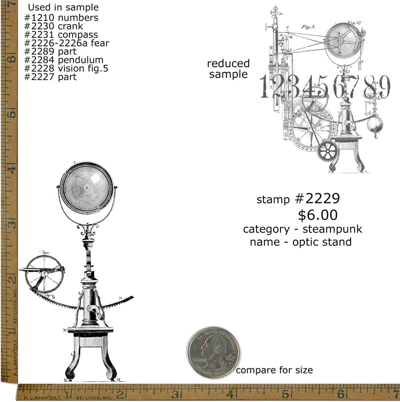 #2229 - Optic Stand - Steampunk
